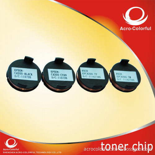 Toner Cartridge Printer Chip for Epson Aculaser C4200n